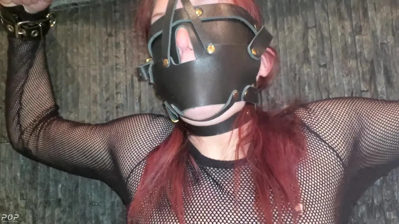 Forced to have repeated squirting orgasms after being teased in bondage for 20 minutes
