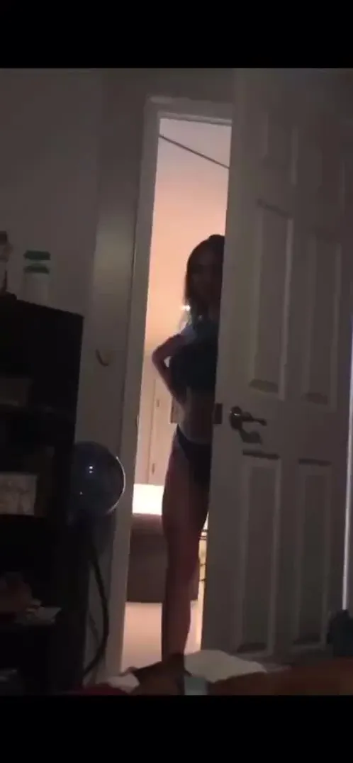 Sneaking into the room