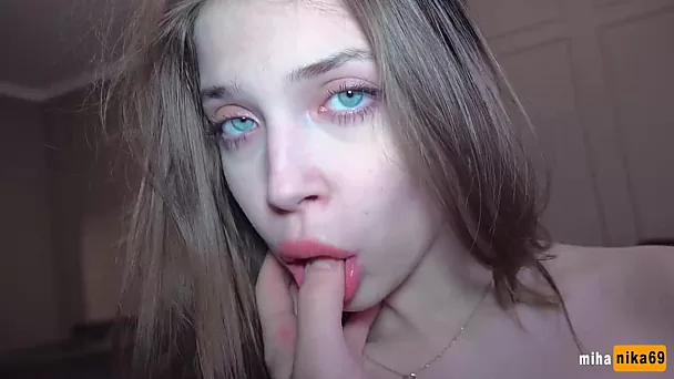 Neighbor Girl Deepthroats & Fucks Like Crazy (russian teen, huge facial, pov)