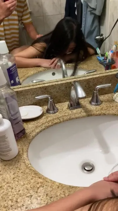 newyears party bathroom fuck