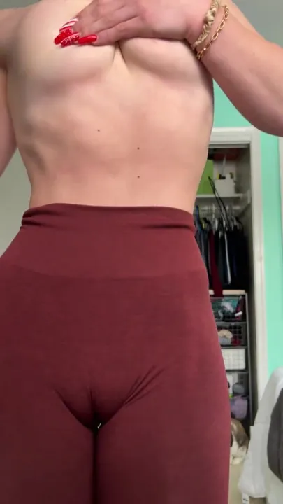Pants are so tight you can see it from the back