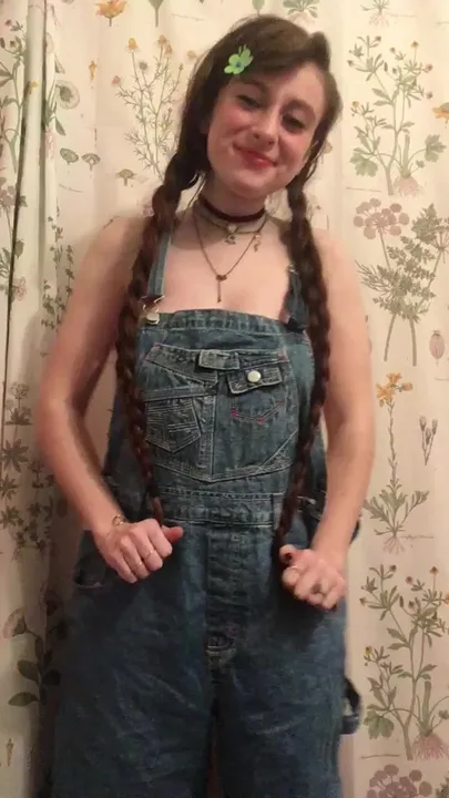 my theory is that overalls were designed to prevent curvy farm girls from being too distracting