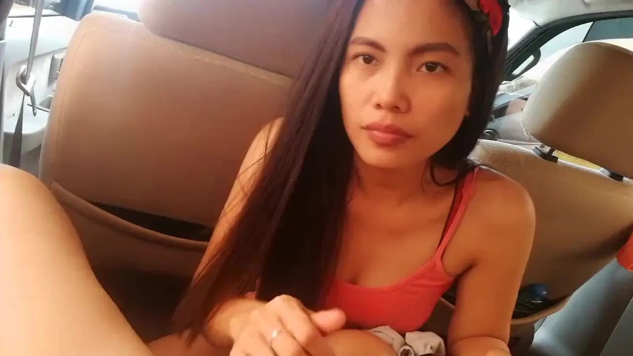 Filipina Girls Sucking Cock - Real pinay teacher sucks in car and swallows cum
