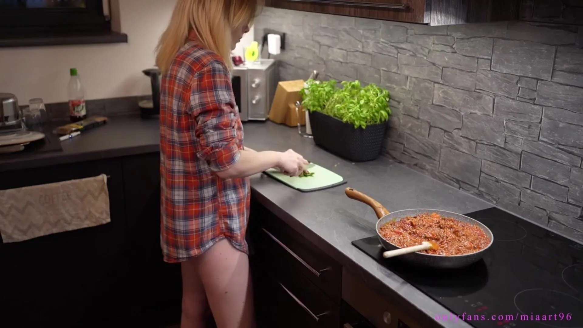 Impregnating your wife in the kitchen