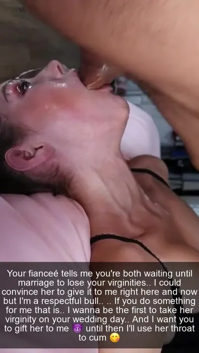 Both you and your fianceé are saving yourselves for marriage.. Throat fucking doesn't count right
