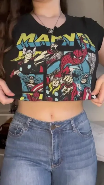 My boobs look marvel-ous today