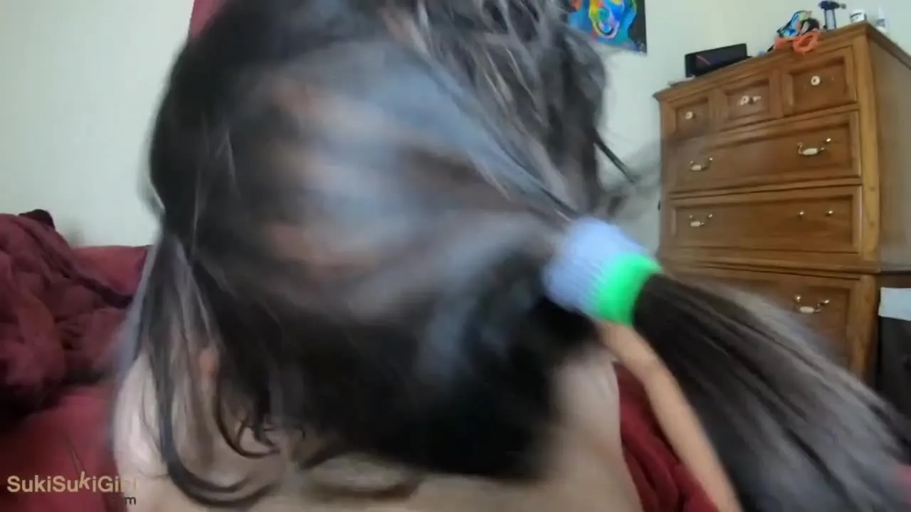 Cum goes up her nose and she still doesn't stop