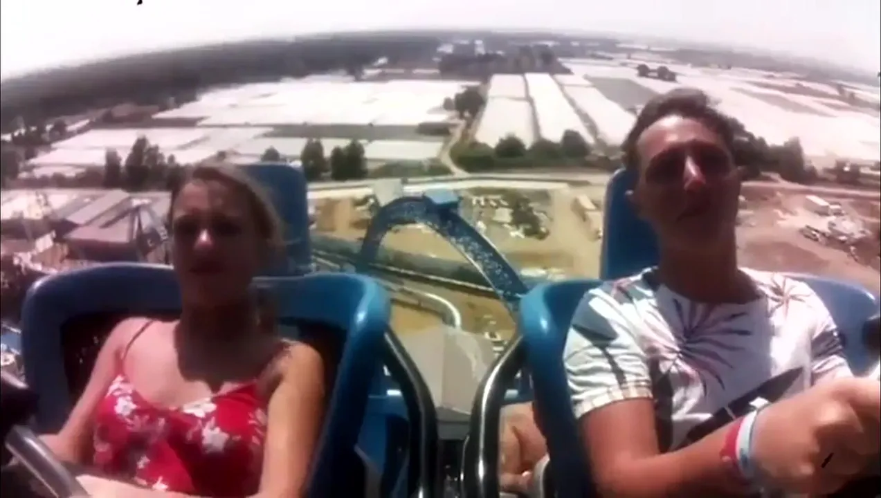 Top falls off on rollercoaster