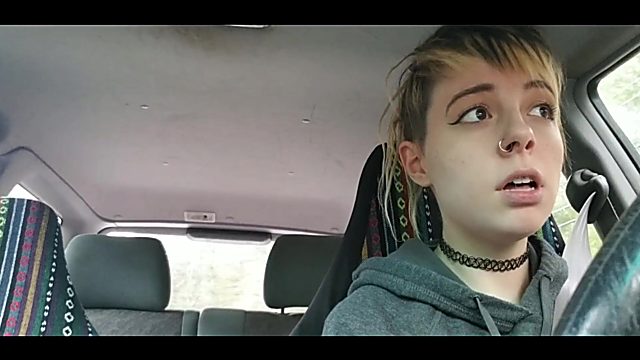 Vibrator In Panties / Teen Orgasm In Public While Driving