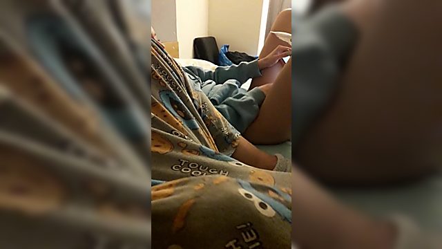 Secretly Filming Me & My Girlfriend Masturbating While Watching Porn