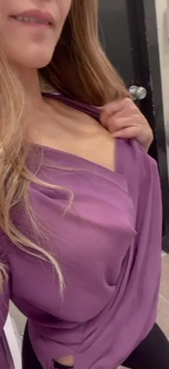 When you’re braless at work and can’t help but play with your tits. Do you want to be my-coworker?