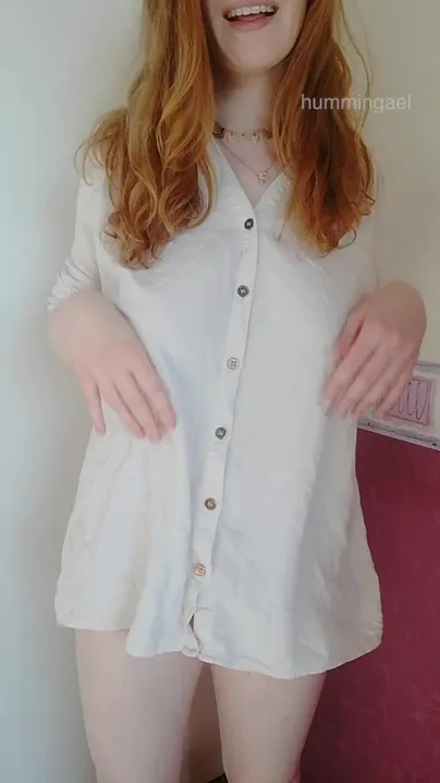 On the menu today: a short, busty redhead who loves to tease!