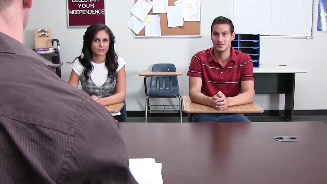 Ariana Marie's sucky fucky in detention classroom