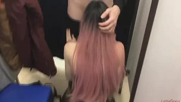 Manager Caught Me Sucking Cock in Dressing Room