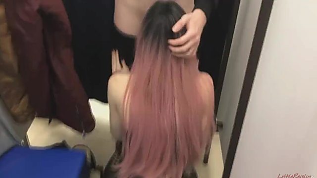 Manager Caught Me Sucking Cock in Dressing Room