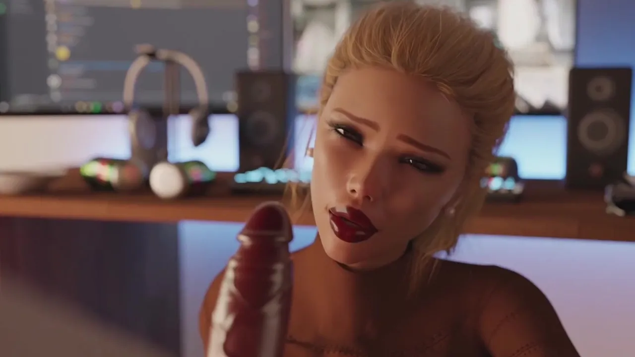 Realistic 3d Porn Fantasy Blowjob - 3D STEPMOM GIVES BLOWJOB TO GAMER SON