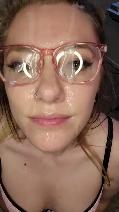 My face was meant to be covered with cum