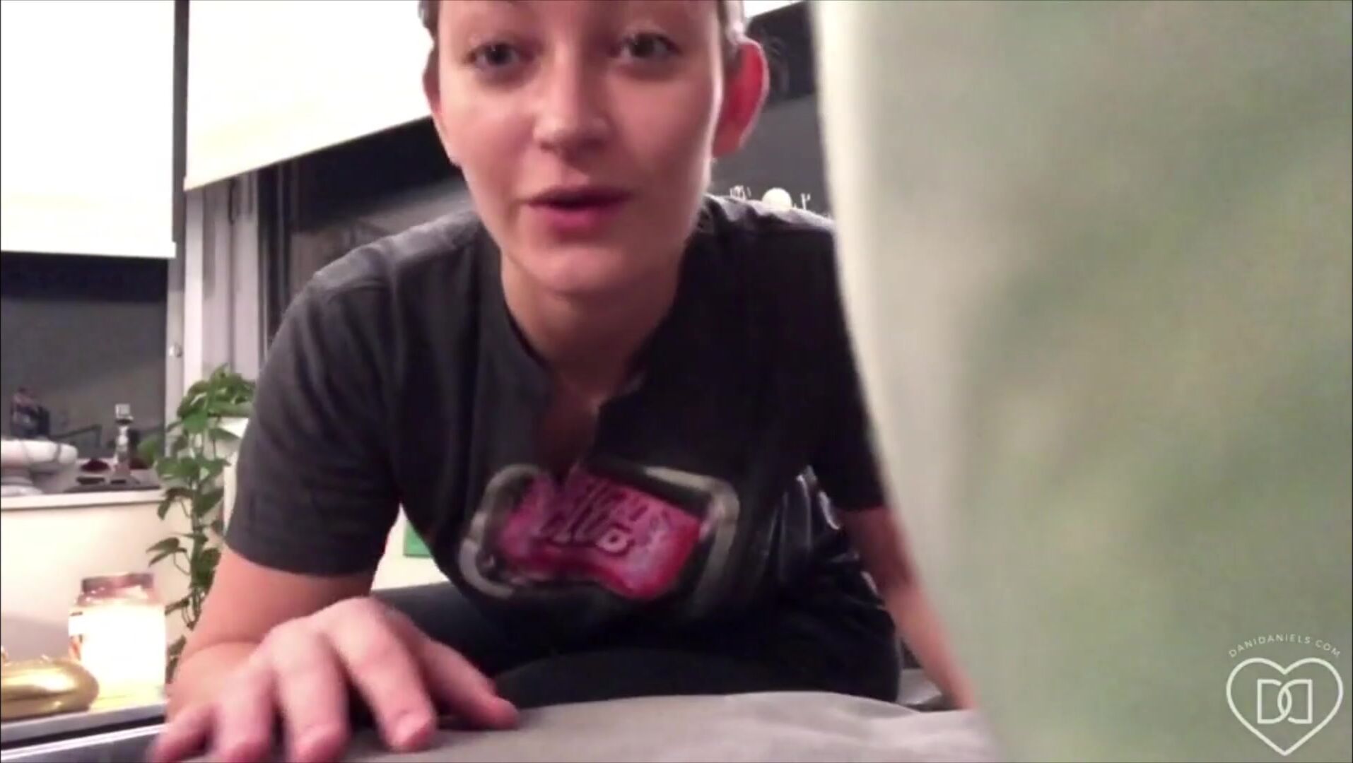 Dani Daniels Gives a Surprise Hidden Cam BJ and Oral Creampie
