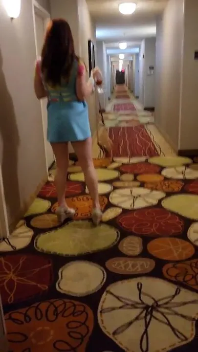 Eu adoro corredores de hotéis!