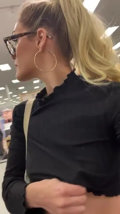 suck my titties in the middle of the store?