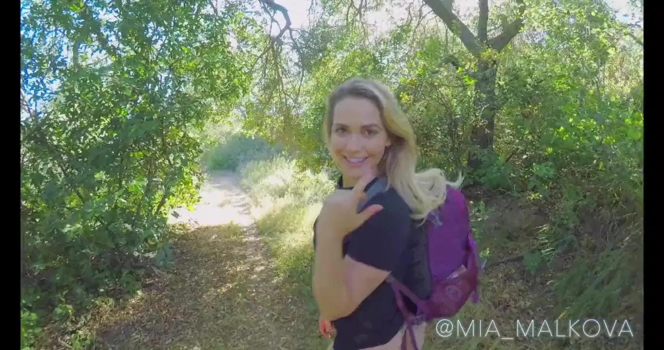 Forest Mia Malkova Sex Videos Hd - Mia Malkova is Hiking and Sucking Huge Dick In The Wild