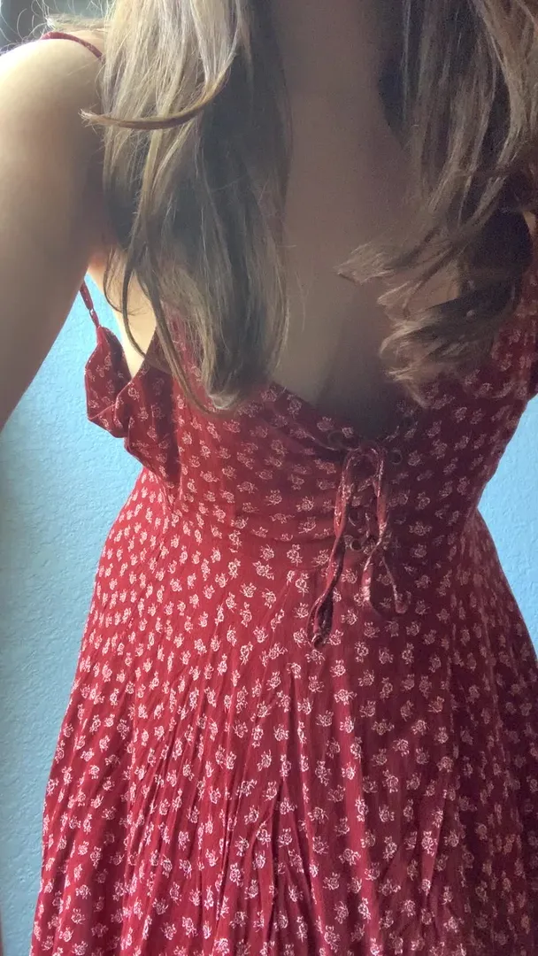 is this the right way to take off a sundress?