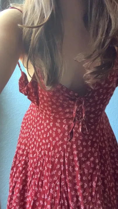 is this the right way to take off a sundress?