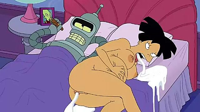 Xxx Futurama - Bender fickt Amy Wong in den Arsch