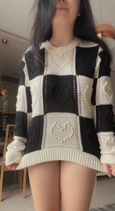 Something hiding under this sweater