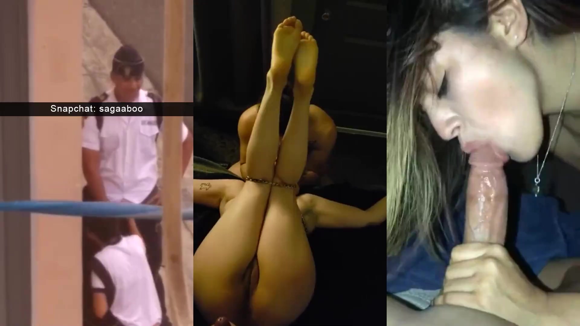 Snapchat-Zusammenstellungen mit Teenagern, die zwischen verschiedenen Sexszenen wechseln Bild