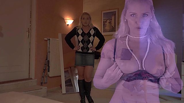Fucking mom is better that jacking to her holograph (stepmother Kathia Nobili)