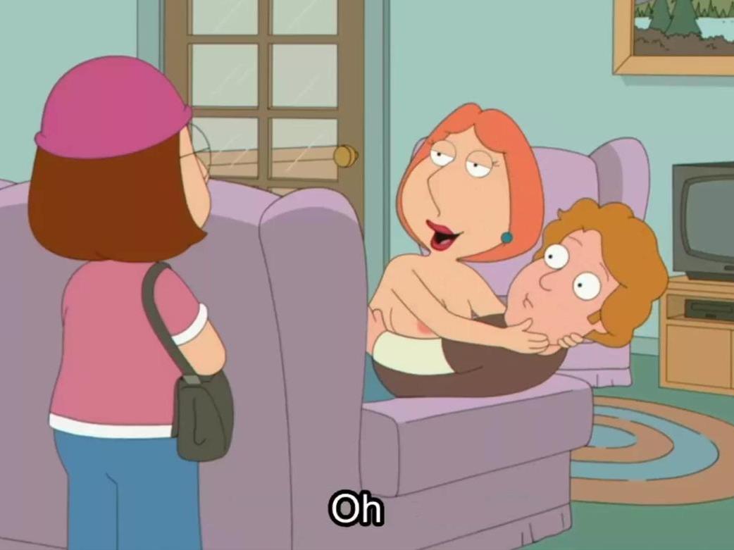 Hairy Cartoon Porn Family Guy - Family Guy XXX Cartoon - Lois Griffin & Meg Threesome