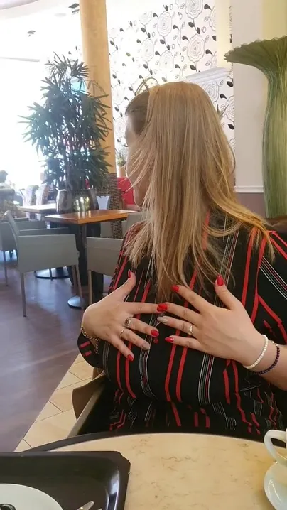 So, what do you think, did the guy at the restaurant see my boobs or not?