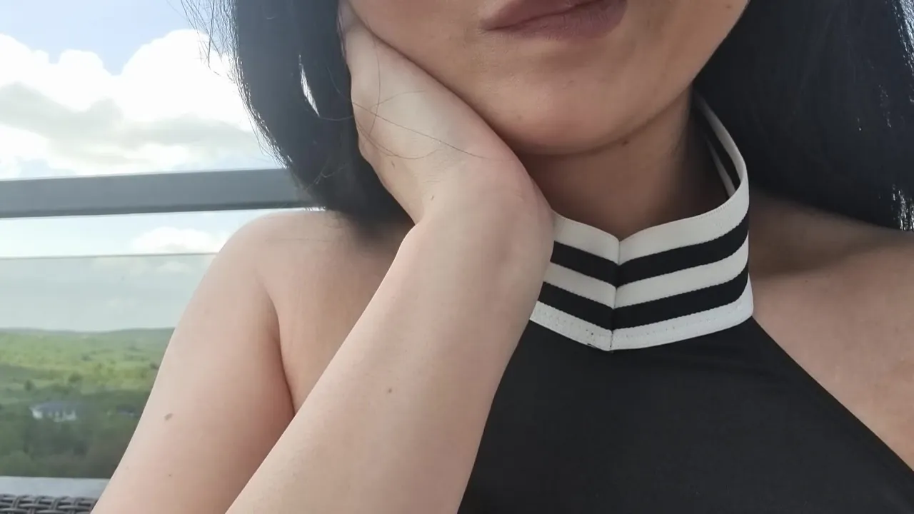 Close-up tour to my 32D's cheerleader boobies
