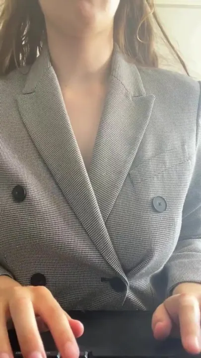 Office Nipple Reveal