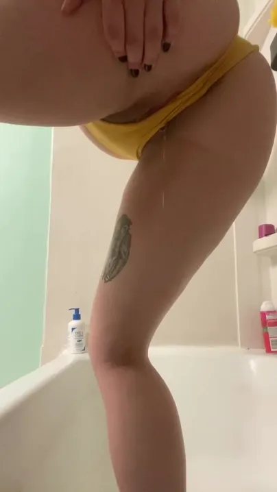 Would you jerk off while you watch me wet my undies?
