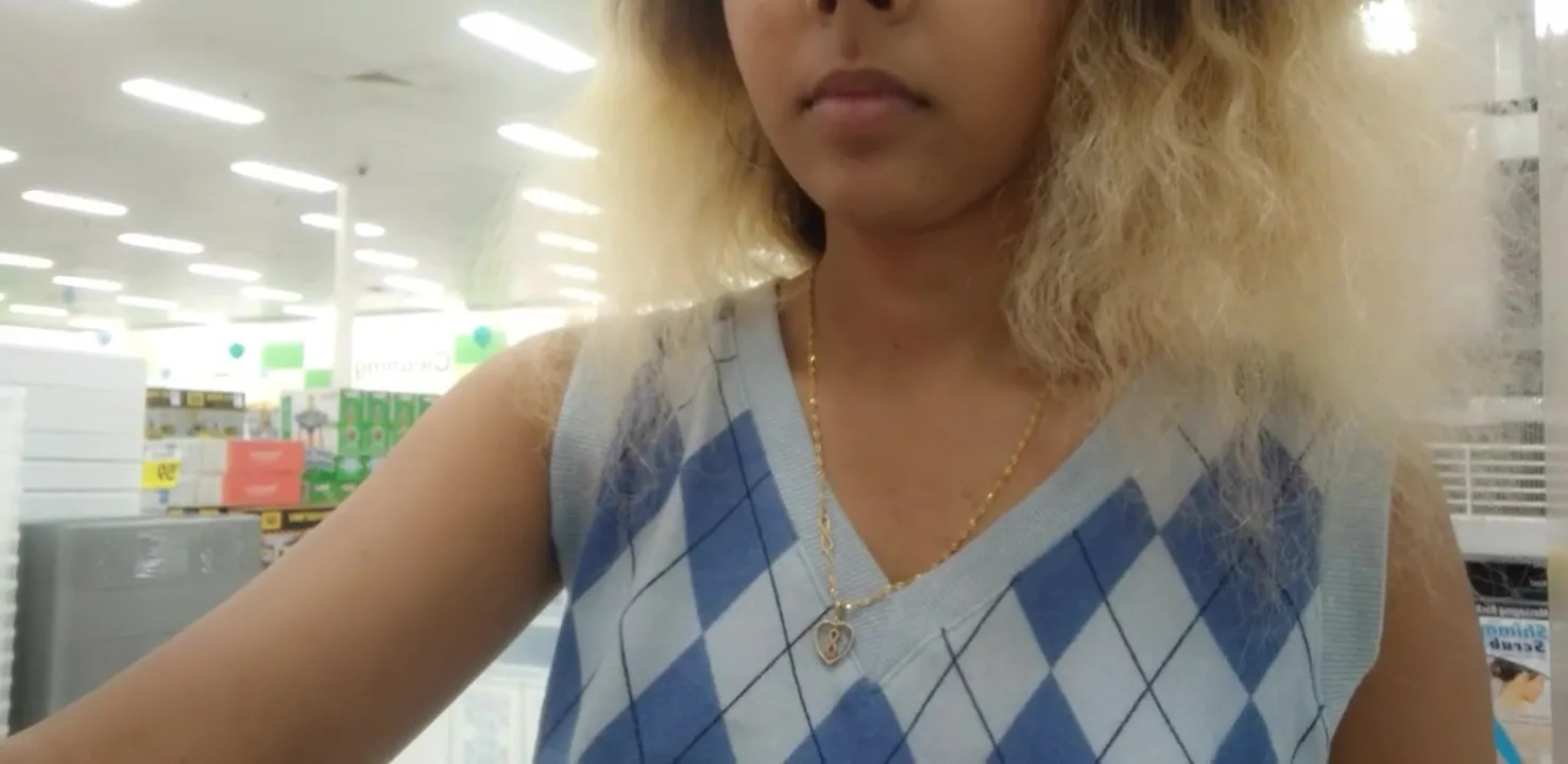 australian here~ bouncing my tits at Big W