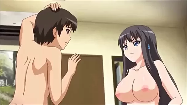 Les dessins animés japonais sont incroyables! Une ado aux gros seins super chaude baise avec son amie