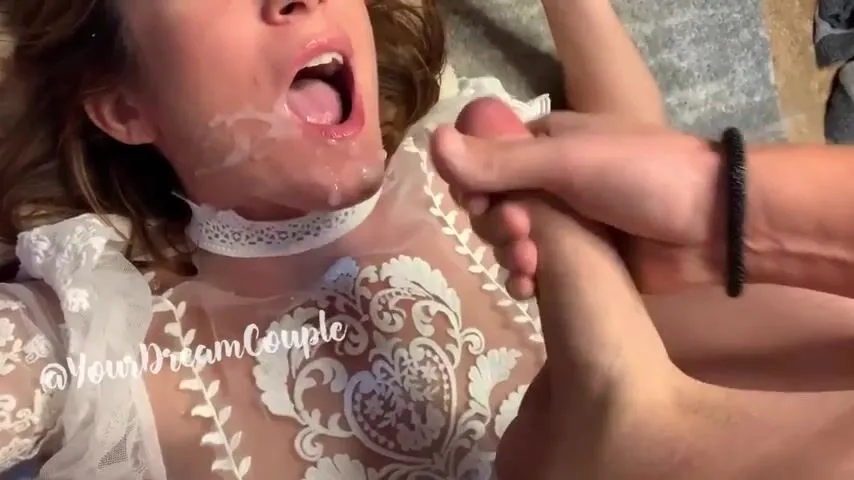 Sucking out the rest making him squirm