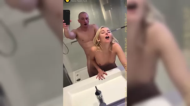 Crazy Bathroom Fuck With My Plump Sweet Blonde
