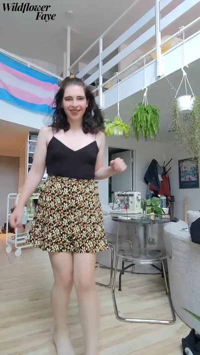 bet you'd love to catch me in this skirt on a windy day