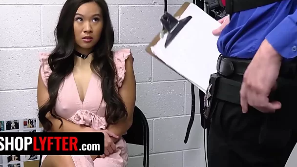Asian stole fake tits but was caught and punished