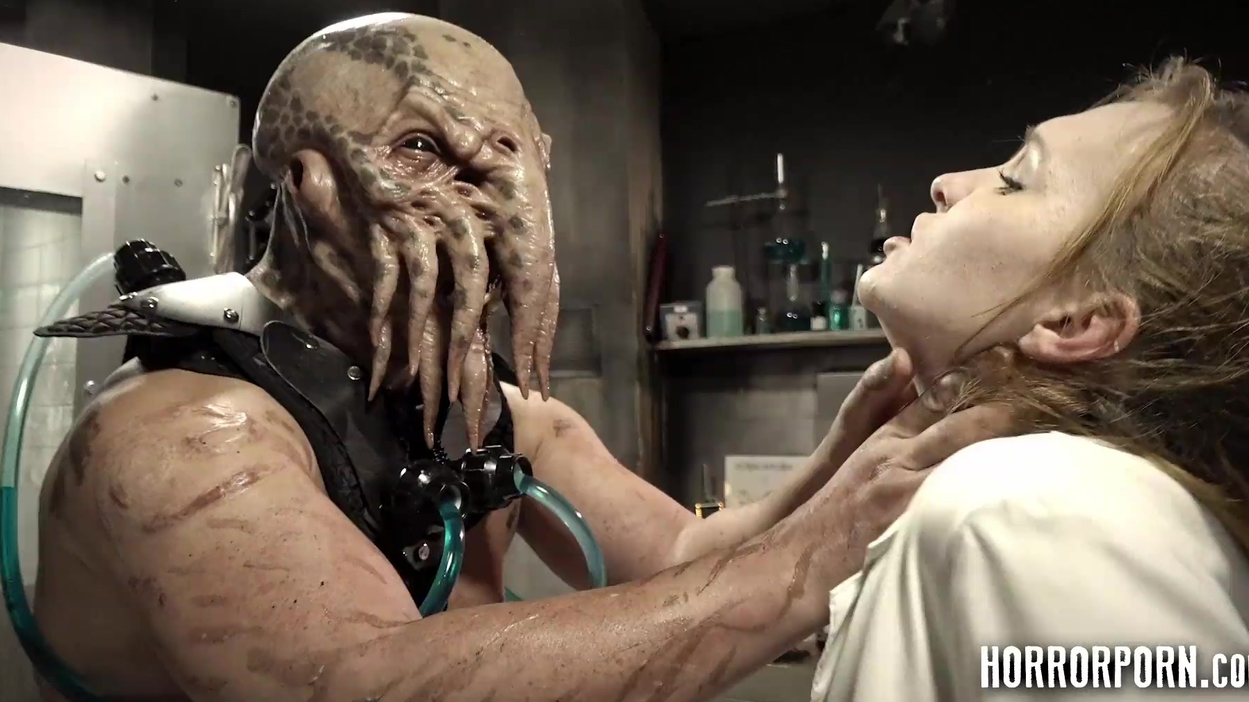 Horror Porn Movie Resurrected Cthulhu With Erected Dick Fucks Beautiful Seductive Doctor Bell Claire