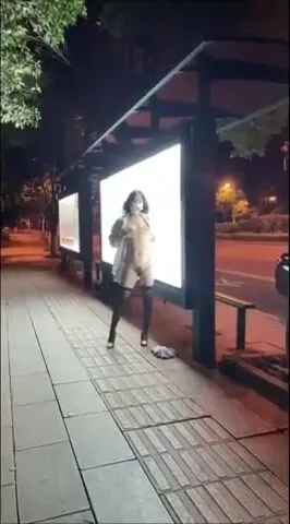 Flashing and fucked in public
