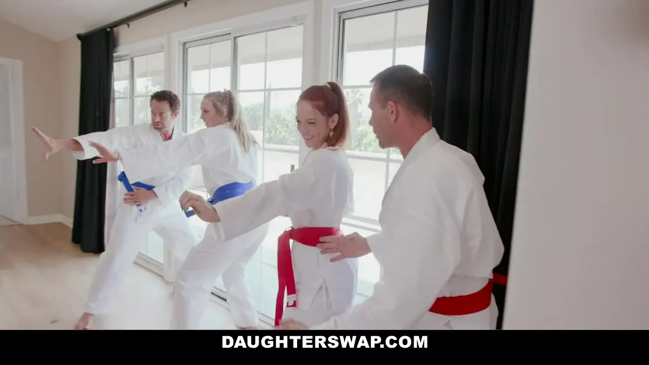 Martial Arts Porn Sequence - Instead of karate girls are getting to know about the ancient art of sex