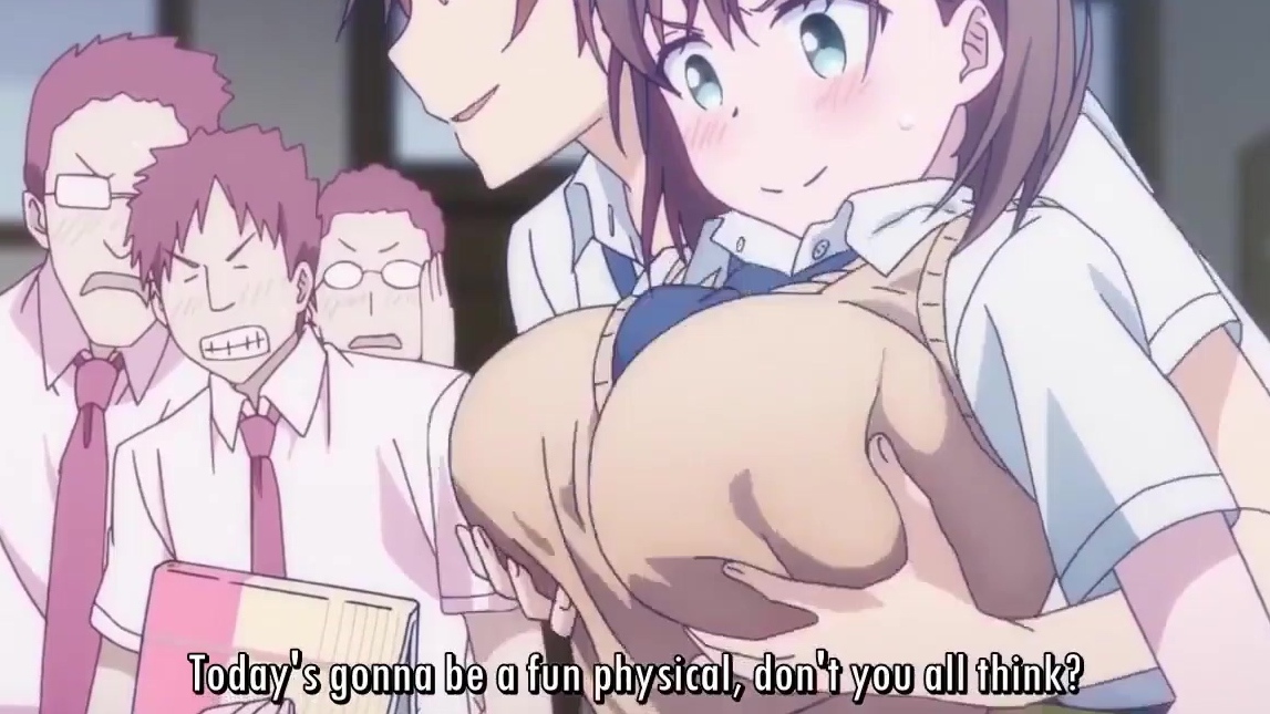 Groping Big Tits Anime Hentai - Ecchi Hentai Schoolgirl groping scenes from TawawÃ¡ on Monday
