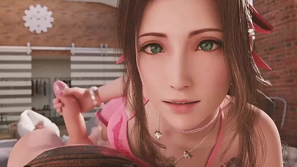 Alice Pink uit Final Fantasy ongecensureerde pornocartoon in pov