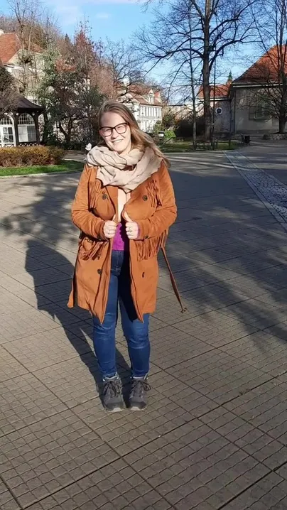 A quick public flashing of my big boobs, because it was really cold.
