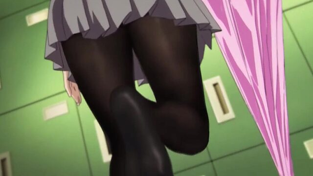 Hot Tights-fetish Hentai Compilation: Sexy Slim Girls Seduce With Their Long Tights-draped Legs