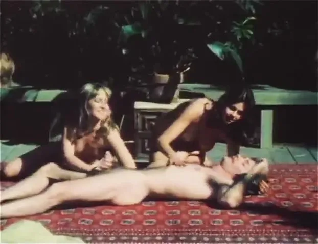 Bridgette Monet, Terry Keeler and Mike Ranger in Swedish Erotica Film 457: Wild Garden Party for Three